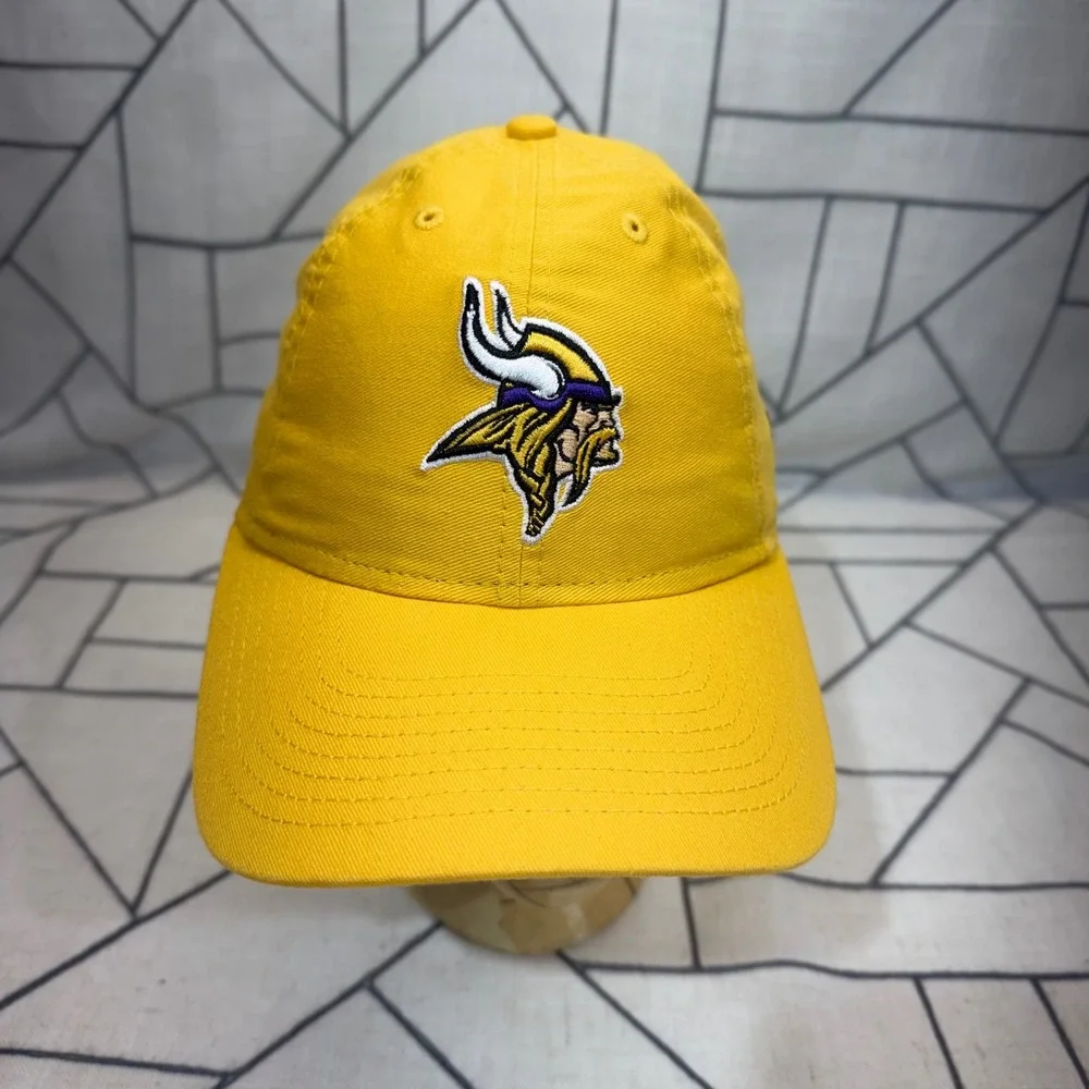 New Era Minnesota Vikings Hat OSFA Yellow 9TWENTY Adjustable Cap Women